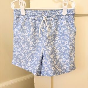 Janie and Jack Floral Blue Swimsuit